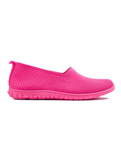 Różowe sportowe obuwie slip on - 39