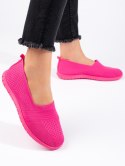 Różowe sportowe obuwie slip on - 39