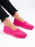 Różowe sportowe obuwie slip on - 39