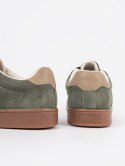 Zamszowe zielone sneakersy Sergio Leone - 40