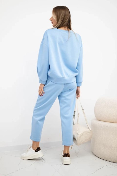 Komplet masełko bluza + spodnie niebieski uniwersalny Komplet masełko bluza + spodnie niebieski uniwersalny