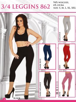 Leginsy 862 Kolor(czarny) Rozmiar(M)