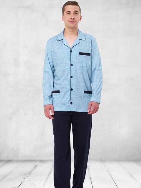 Piżama AMBROŻY 196 Kolor(jasny jeans) Rozmiar(L) Piżama AMBROŻY 196 Kolor(jasny jeans) Rozmiar(L)