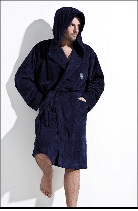 Szlafrok IWO Kolor(navy) Rozmiar(XXL) Szlafrok IWO Kolor(navy) Rozmiar(XXL)