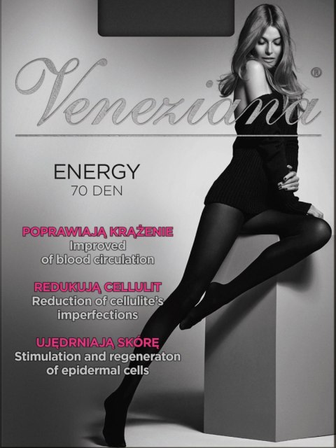 Rajstopy ENERGY 70 DEN Kolor(nero) Rozmiar(2) Rajstopy ENERGY 70 DEN Kolor(nero) Rozmiar(2)