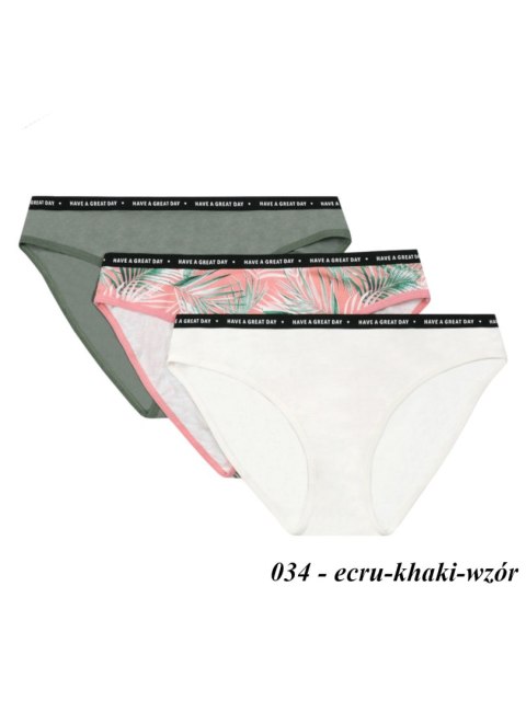 Figi 36508 Kolor(czarny-oliwkowy-kremowy K070) Rozmiar(XL) Figi 36508 Kolor(czarny-oliwkowy-kremowy K070) Rozmiar(XL)