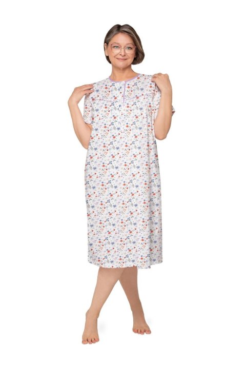 Koszula 203/BOGNA I Kolor(biały-fioletowy 25) Rozmiar(3XL)