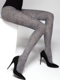 Rajstopy SNAKE 01 Kolor(grey-nero) Rozmiar(4)