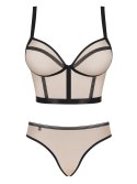 NUDELIA TOP&PANTIES Kolor(nude) Rozmiar(S/M)