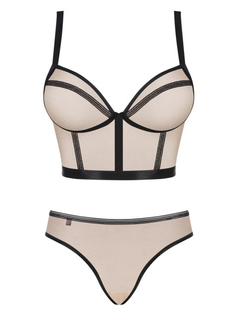 NUDELIA TOP&PANTIES Kolor(nude) Rozmiar(S/M) NUDELIA TOP&PANTIES Kolor(nude) Rozmiar(S/M)