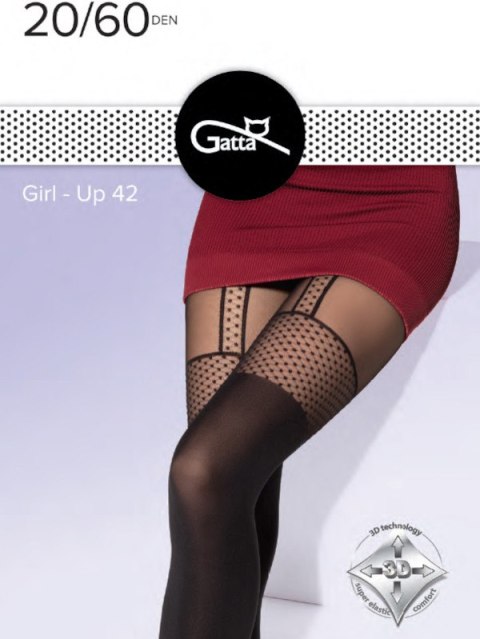 Rajstopy GIRL UP 42 Kolor(nero) Rozmiar(3) Rajstopy GIRL UP 42 Kolor(nero) Rozmiar(3)