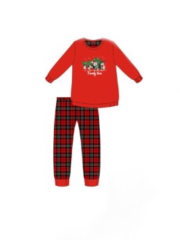 Piżama PD 671/306 FAMILY TIME Kolor(czerwony) Rozmiar(XL)