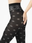 Rajstopy SNOWFLAKE 40 Kolor(black-ecru) Rozmiar(2)
