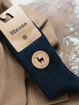Skarpety 044 ALPACA MĘSKIE Kolor(jasny szary melanż) Rozmiar(44/46)