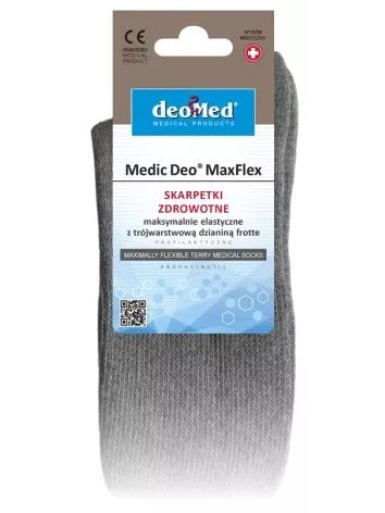 Skarpety MEDIC DEO MAXFLEX Kolor(szary) Rozmiar(38/40) Skarpety MEDIC DEO MAXFLEX Kolor(szary) Rozmiar(38/40)