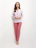 Piżama 650 Kolor(różowy) Rozmiar(XXXL)