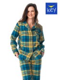 Piżama LNS 407 B23 Kolor(zielony-krata) Rozmiar(3XL)