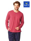 Piżama MNS 451 B22 Kolor(bordowy) Rozmiar(XL)