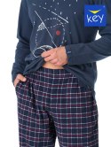 Piżama MNS 616 B23 Kolor(granatowy) Rozmiar(XL)