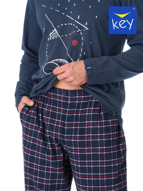 Piżama MNS 616 B23 Kolor(granatowy) Rozmiar(XL) Piżama MNS 616 B23 Kolor(granatowy) Rozmiar(XL)