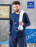 Piżama MNS 616 B23 Kolor(granatowy) Rozmiar(XL)