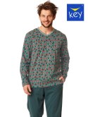 Piżama MNS 916 B22 Kolor(zielony) Rozmiar(XXL)