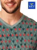 Piżama MNS 916 B22 Kolor(zielony) Rozmiar(XXL)