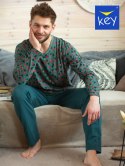 Piżama MNS 916 B22 Kolor(zielony) Rozmiar(XXL)