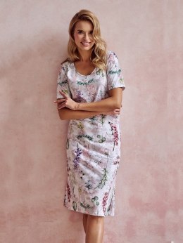 Koszula nocna 3124 OLIVE SS24 Kolor(biały-kwiatki k01) Rozmiar(M)