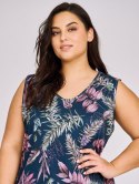 Koszula nocna 3169 HELEN SS24 Kolor(granatowy k01) Rozmiar(XXL)