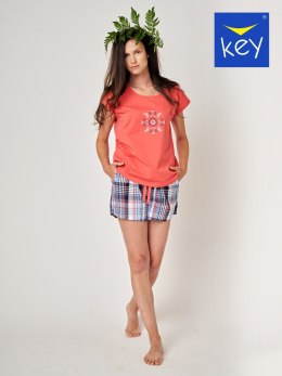 Piżama LNS 454 A24 Kolor(czerwony-kratka) Rozmiar(XL)