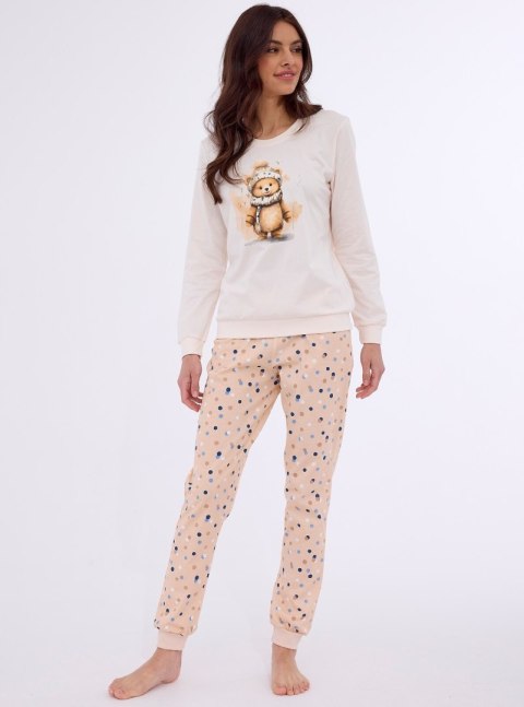 Piżama 671/377 SWEET BEAR Kolor(ecru) Rozmiar(XL)