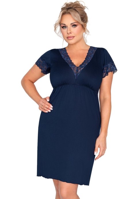 Koszulka MARIZA PLUS Kolor(granatowy) Rozmiar(5XL)