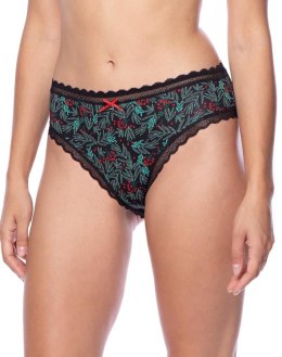 Figi L-1569BI Kolor(czarny-czerwony) Rozmiar(M)