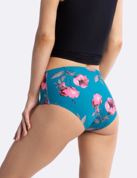 Figi WILD ROSE SIMPLE MAXI Kolor(morski) Rozmiar(XXL)