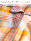 Piżama LNS 473 Kolor(pomarańczowy-krata) Rozmiar(XL)