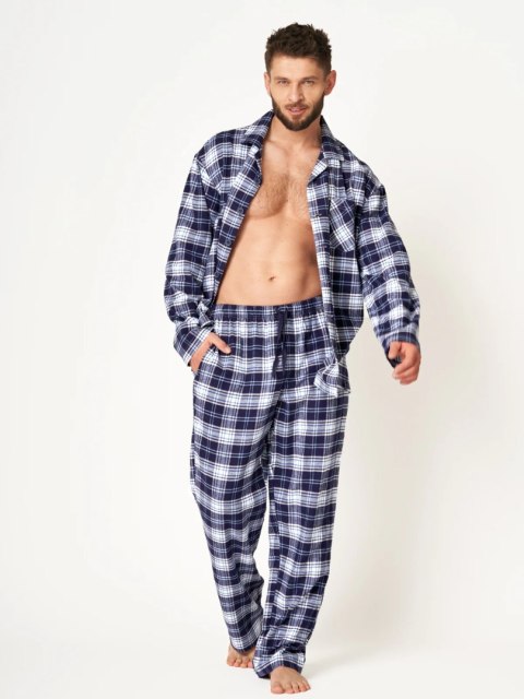 Piżama MNS 411 Kolor(granatowy-krata) Rozmiar(XL) Piżama MNS 411 Kolor(granatowy-krata) Rozmiar(XL)