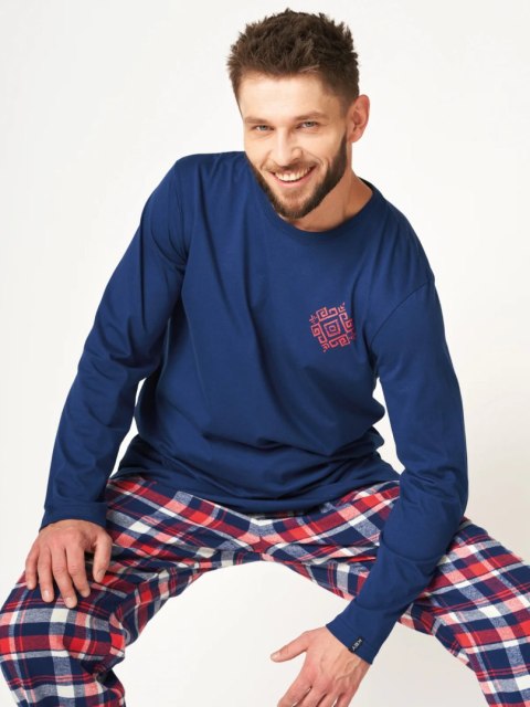 Piżama MNS 613 B24 Kolor(granatowy) Rozmiar(XXL) Piżama MNS 613 B24 Kolor(granatowy) Rozmiar(XXL)