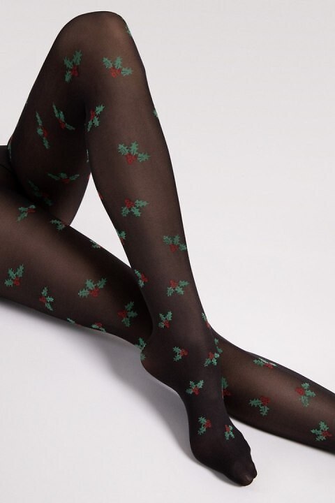 Rajstopy HOLLY 40 Kolor(black-green) Rozmiar(5) Rajstopy HOLLY 40 Kolor(black-green) Rozmiar(5)