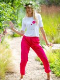 Spodnie LHE 168 Kolor(malinowy) Rozmiar(XL)