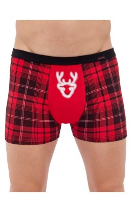 Bokserki ŚWIATECZNE 007/76 RED NOSE 2 Kolor(czerwony) Rozmiar(XL)