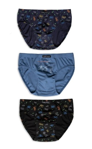 Slipy B-524SD Kolor(czarny-jeans-granatowy) Rozmiar(158/164)