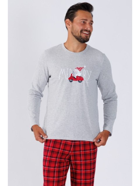 Piżama PEDRO 1473 Kolor(szary melanż) Rozmiar(XL) Piżama PEDRO 1473 Kolor(szary melanż) Rozmiar(XL)