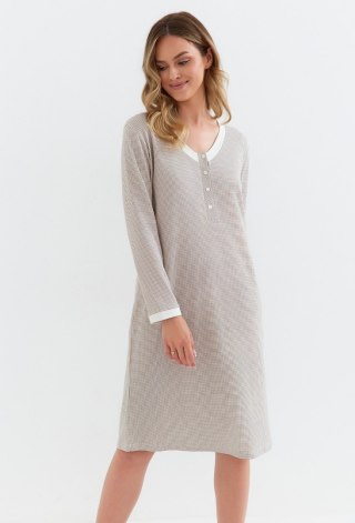 Koszula 130 Kolor(brązowy-krateczka) Rozmiar(XXXL)