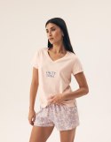 Piżama 42669 Kolor(brzoskwiniowy) Rozmiar(M)