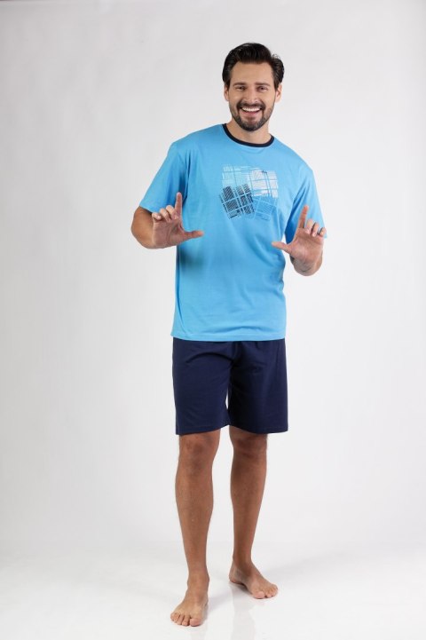 Piżama 474A Kolor(turkusowy) Rozmiar(3XL)