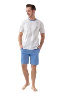 Piżama 808 Kolor(granatowe paski) Rozmiar(XL)