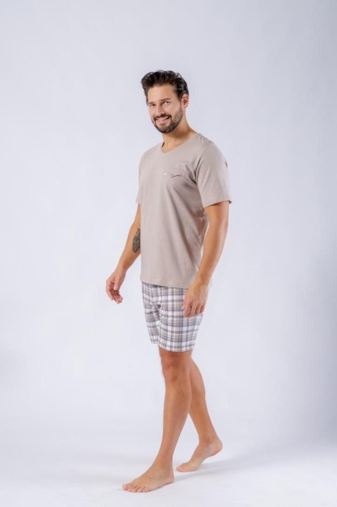 Piżama ANDRZEJ 1598 Kolor(beżowy) Rozmiar(XXL)