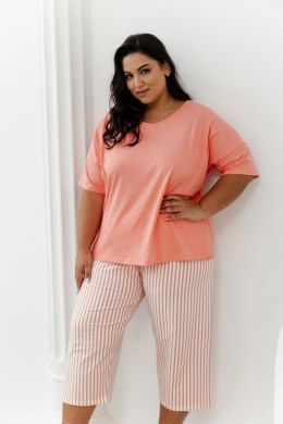 Piżama 3376 ELOISE SS/25 Kolor(brzoskwiniowy) Rozmiar(5XL)