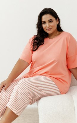 Piżama 3376 ELOISE SS/25 Kolor(brzoskwiniowy) Rozmiar(5XL)